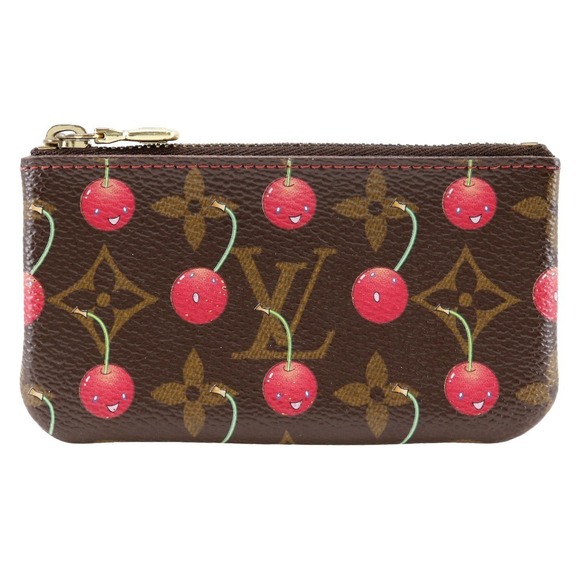 Louis Vuitton Handbags - Louis Vuitton Pochette Cre Wallet Monogram Cherry Red Brown Zipper